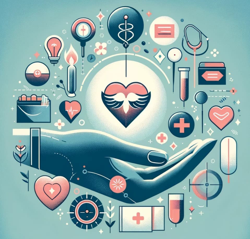 Illustration symbolizing compassionate reproductive healthcare
