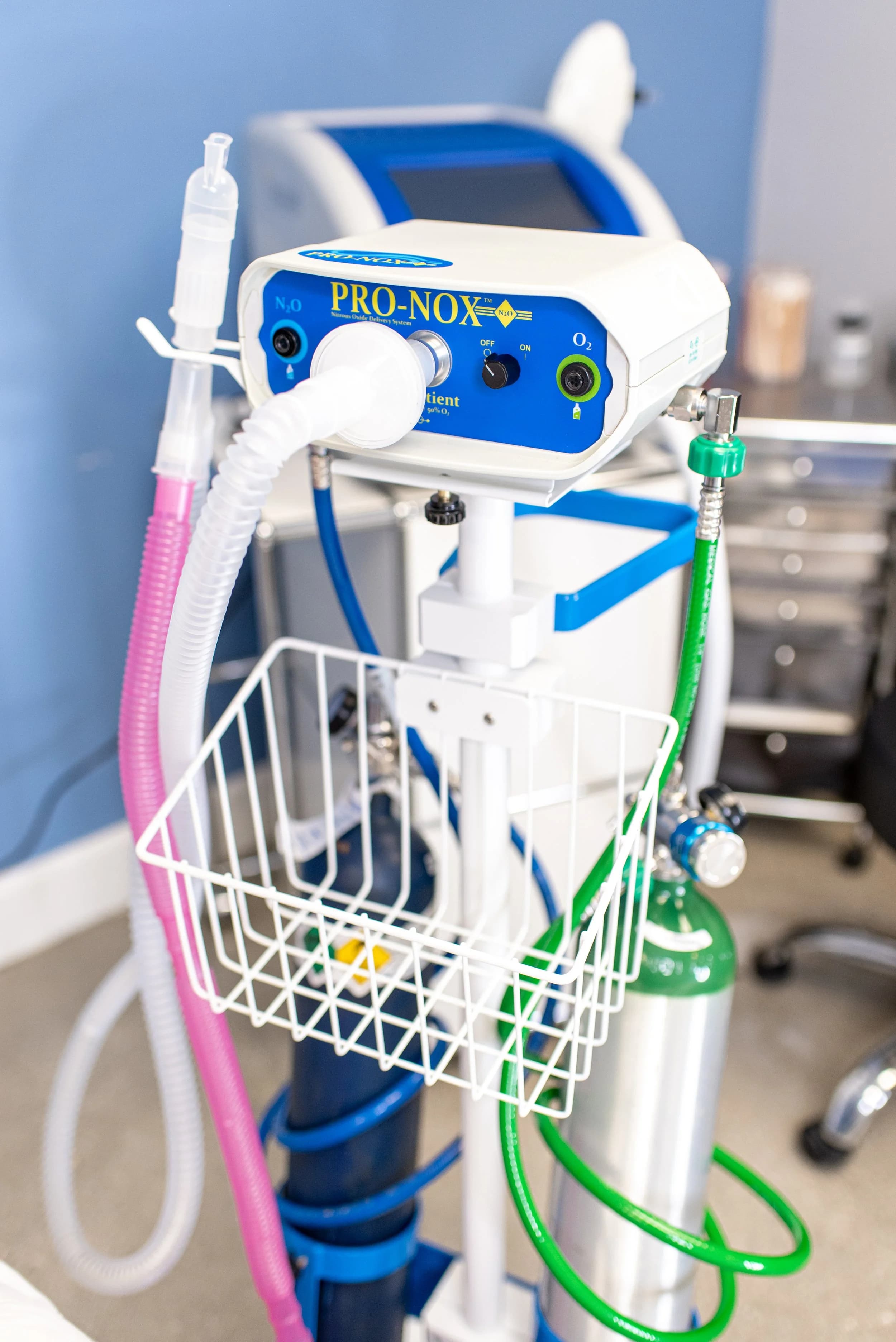 Pro-Nox Nitrous Oxide system available in Dr. Guiahi's office